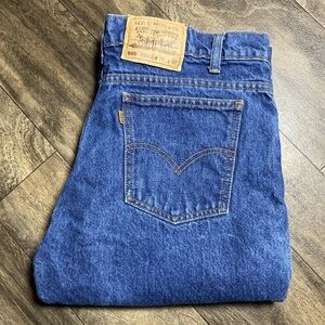 VTG 90s Levi's 505 Orange Tab Jeans Regular Fit Straight Leg Men's Size 36x32